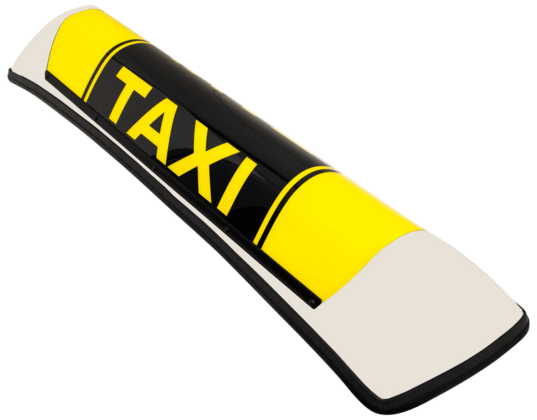 Taxischild Barclay Toplight Mercedes VW T6 Taxi Dachzeichen Taxi Zeichen 