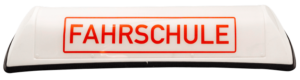 Fahrschule Dachschild