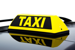 Barclay Mini Taxi Dachzeichen auf Auto